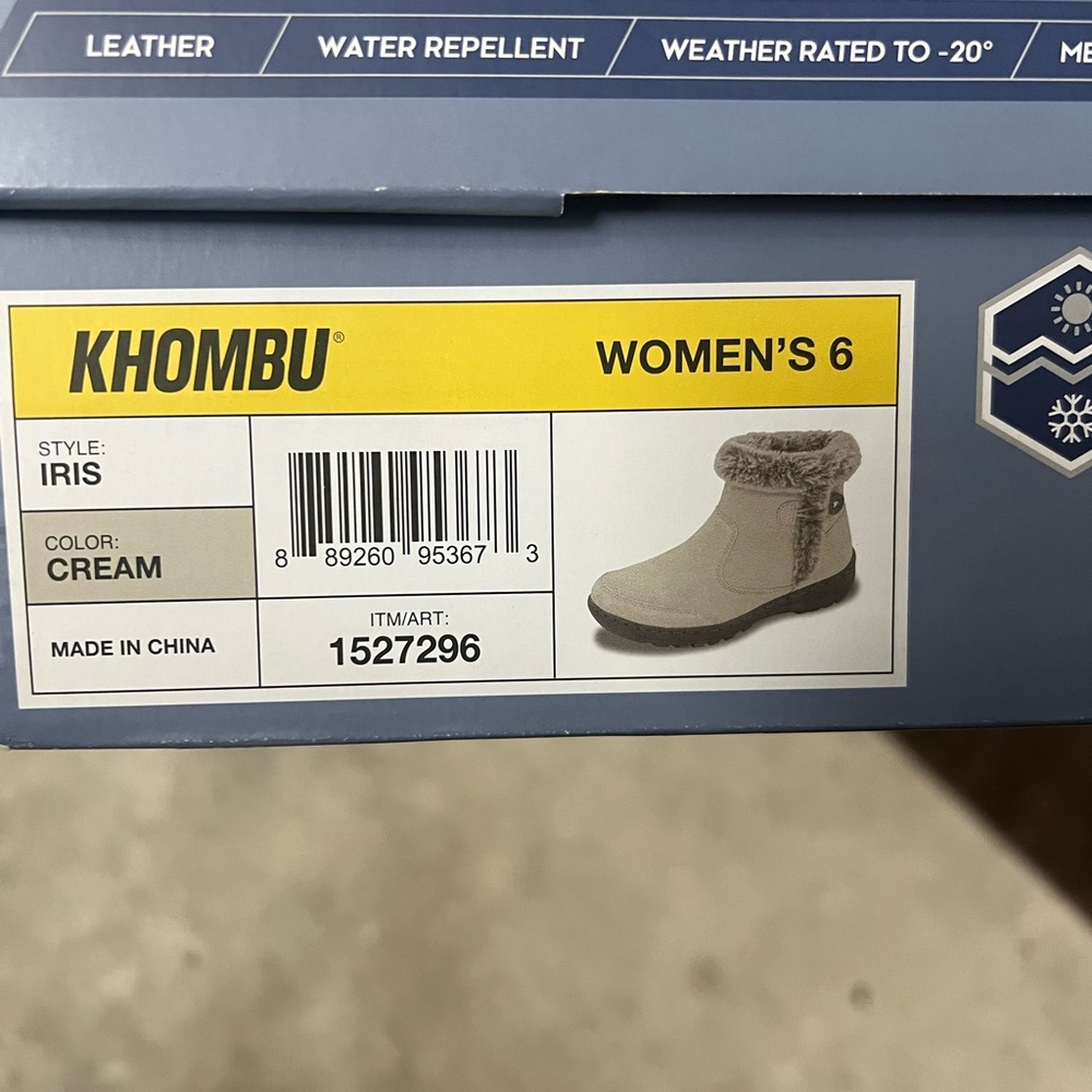Khombu Women's Iris Winter Boots - Cream